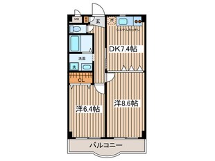 コーポひかりの物件間取画像